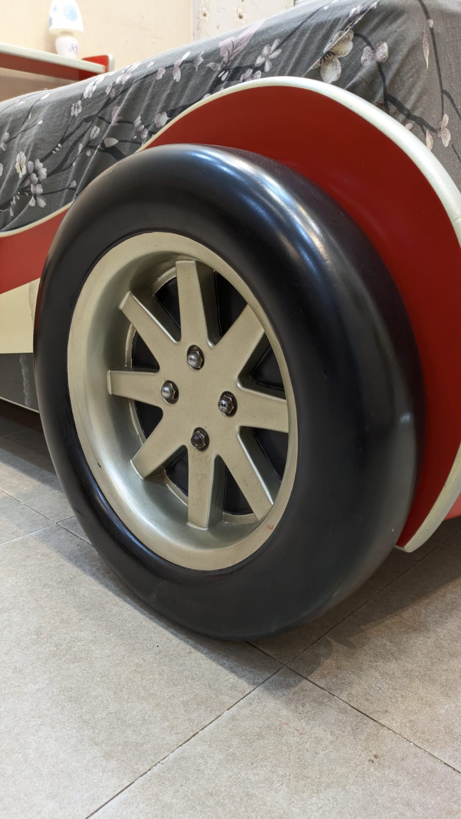 Kid's Ferrari Car Bed Set