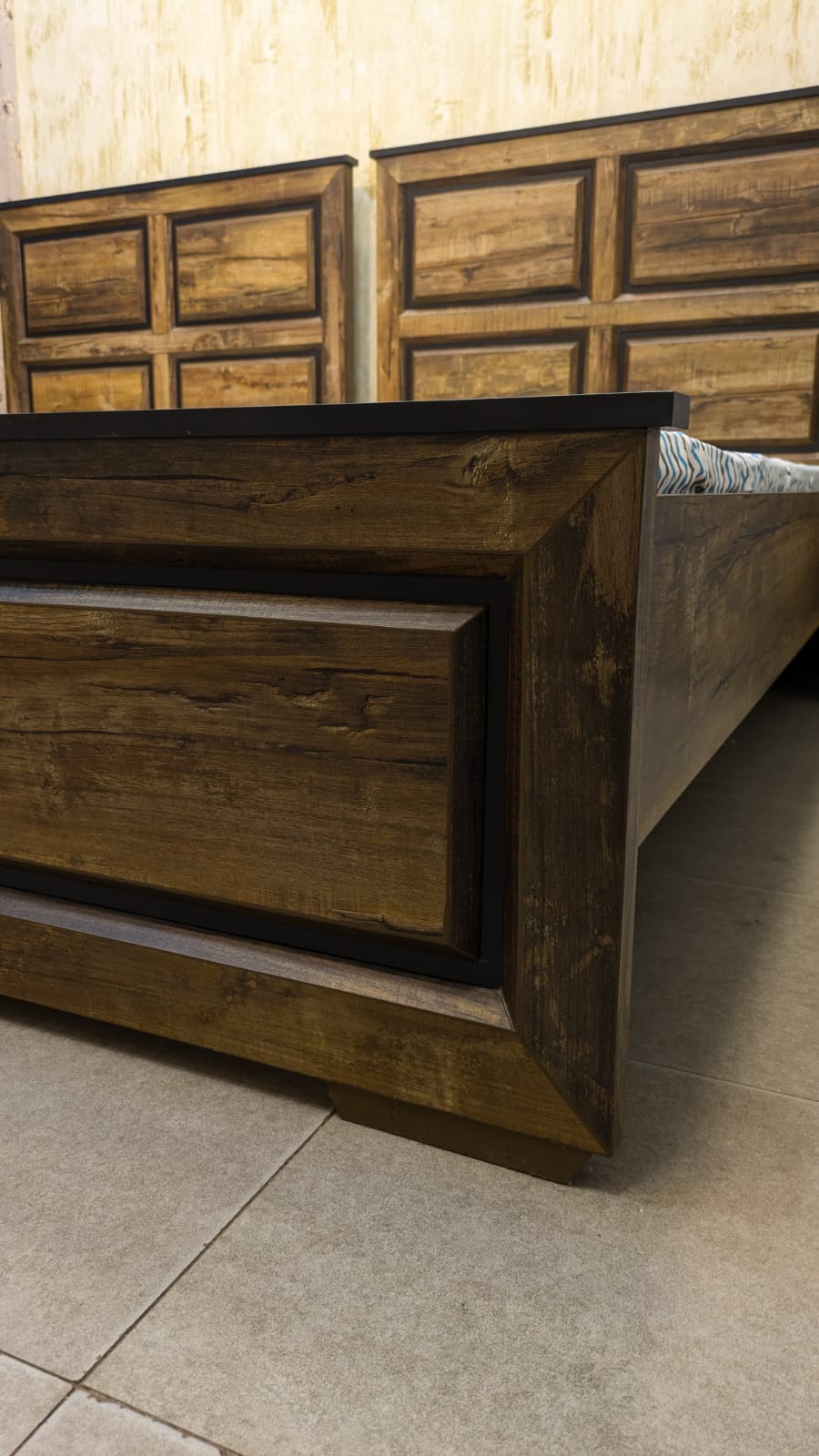 Brand New Pair Of Single Bed With 2 Side Tables