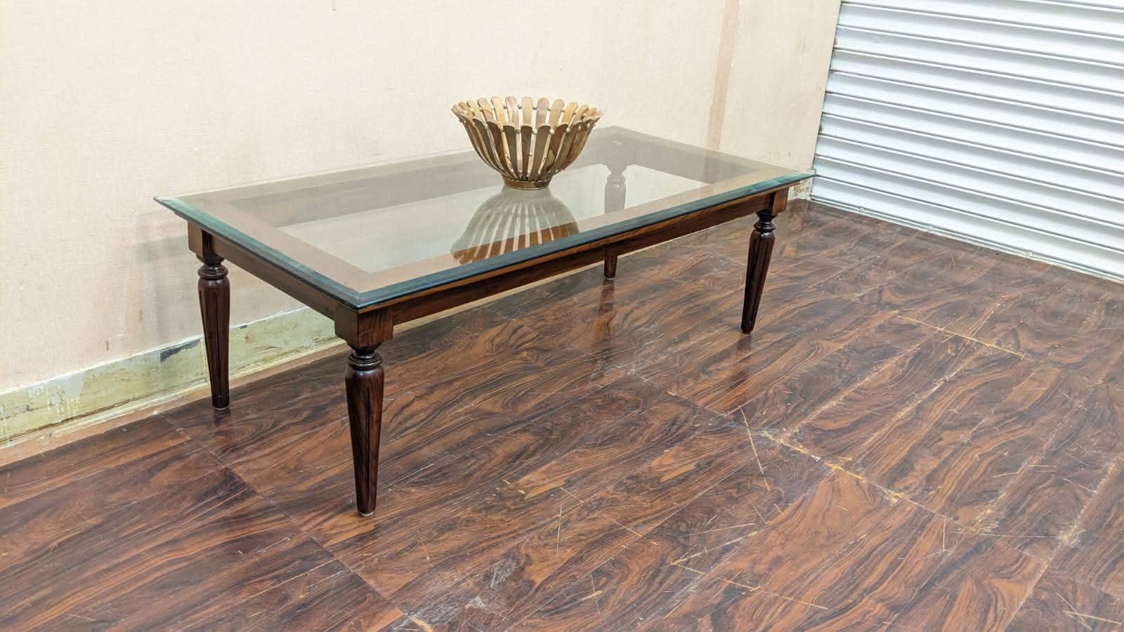 Solid Sheesham Wood Center and Side Tables