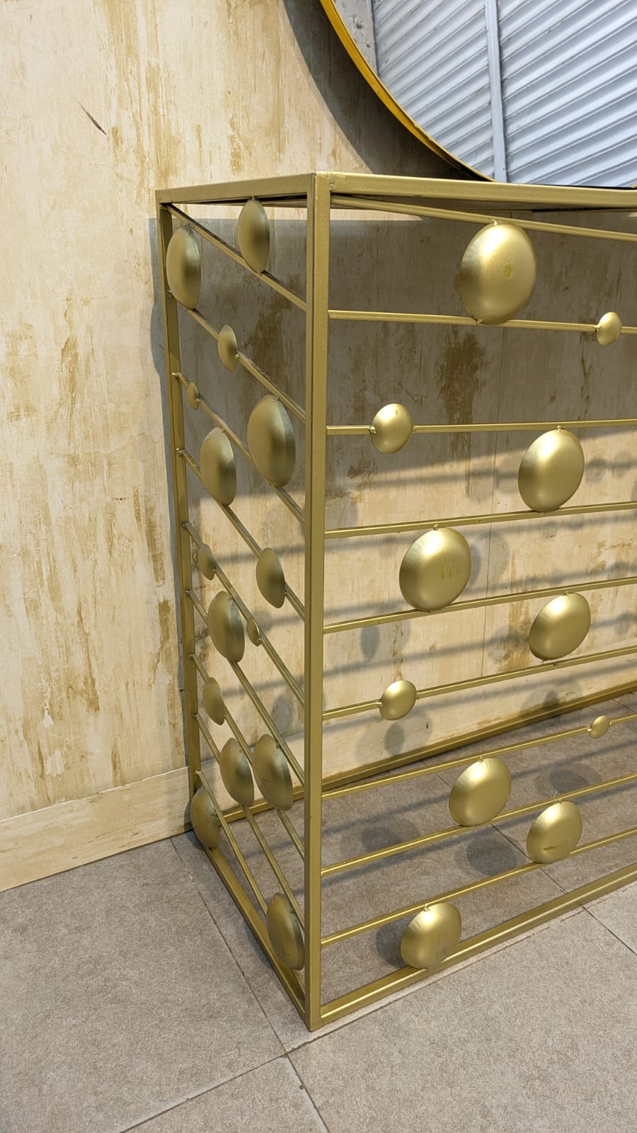 Console with Brand New Wall Mounted Mirror