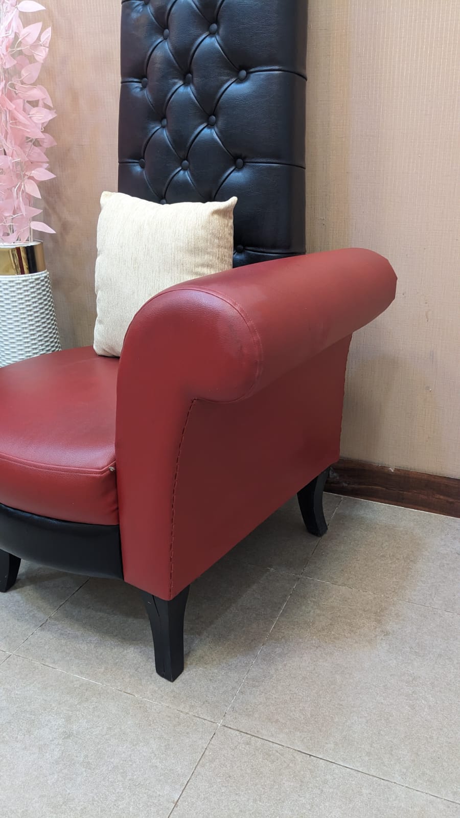 Pair of High Back Chairs
