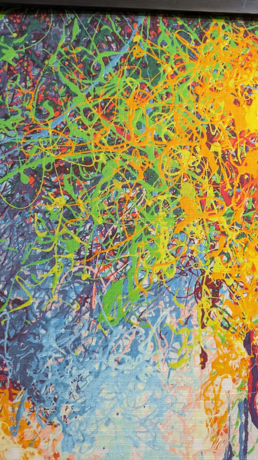 Wall Mounted Hand Painting