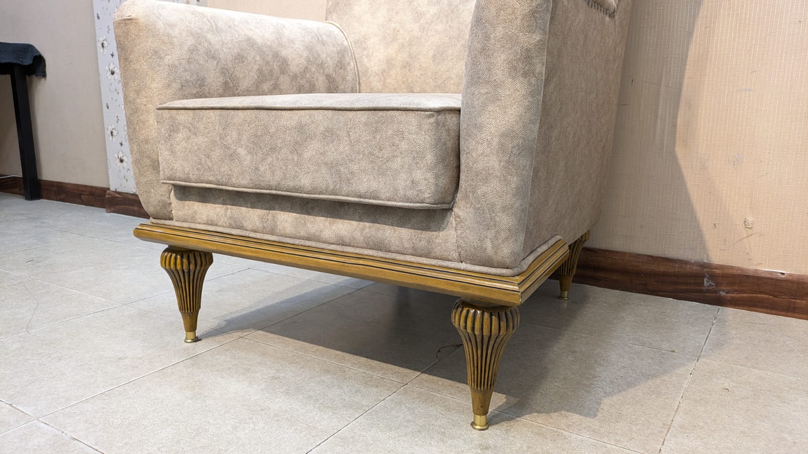 Turkish Design 5 Seater Sofa Set with Center and Side Tables Set