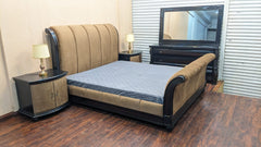 🔥Habitt🔥 King Size Bed with 2 Side Tables & Dressing Table