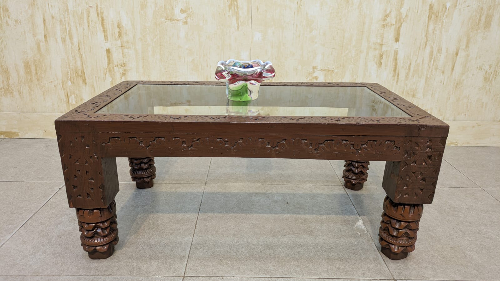 Solid Sheesham Wood Center Table