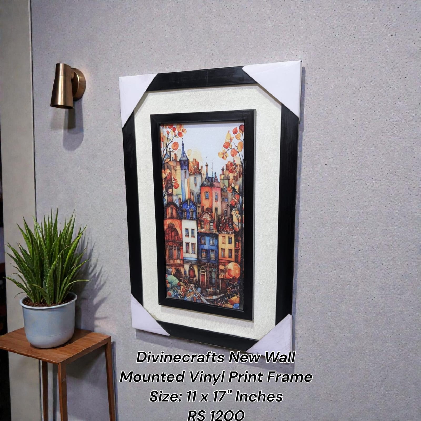 New Wall Mounted Vinyl Print Frames