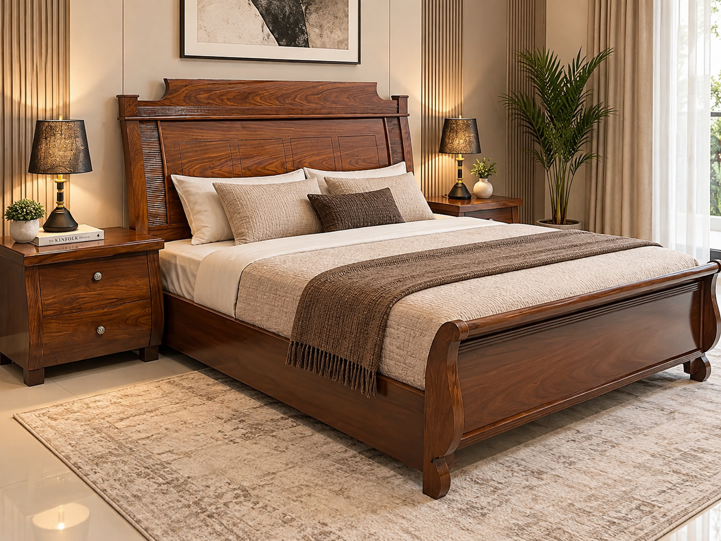 King size bed set