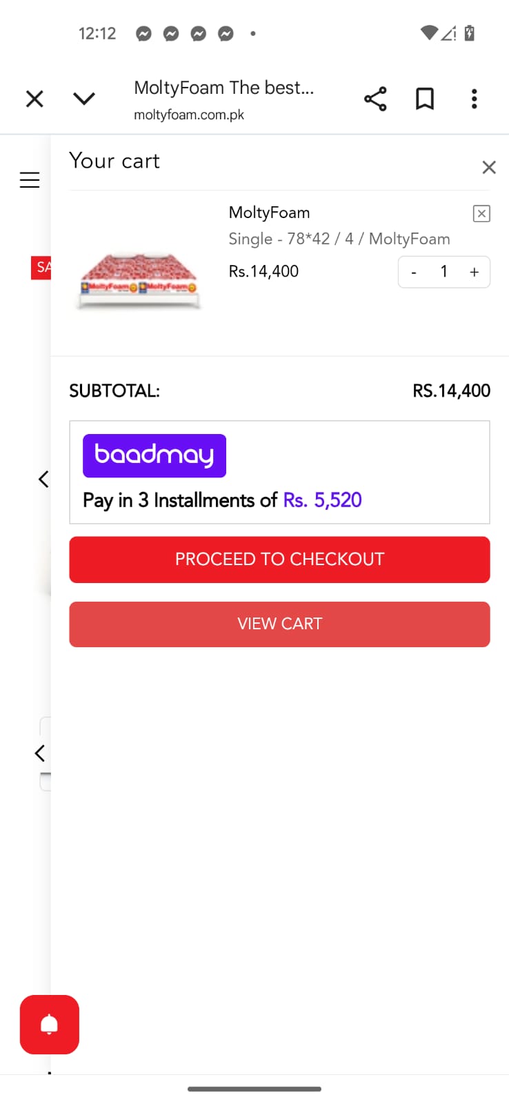 ✨Habitt✨ Rose Single Bed Set