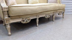 Solid Sheesham Wood 3 Seater Chinioti Sofa