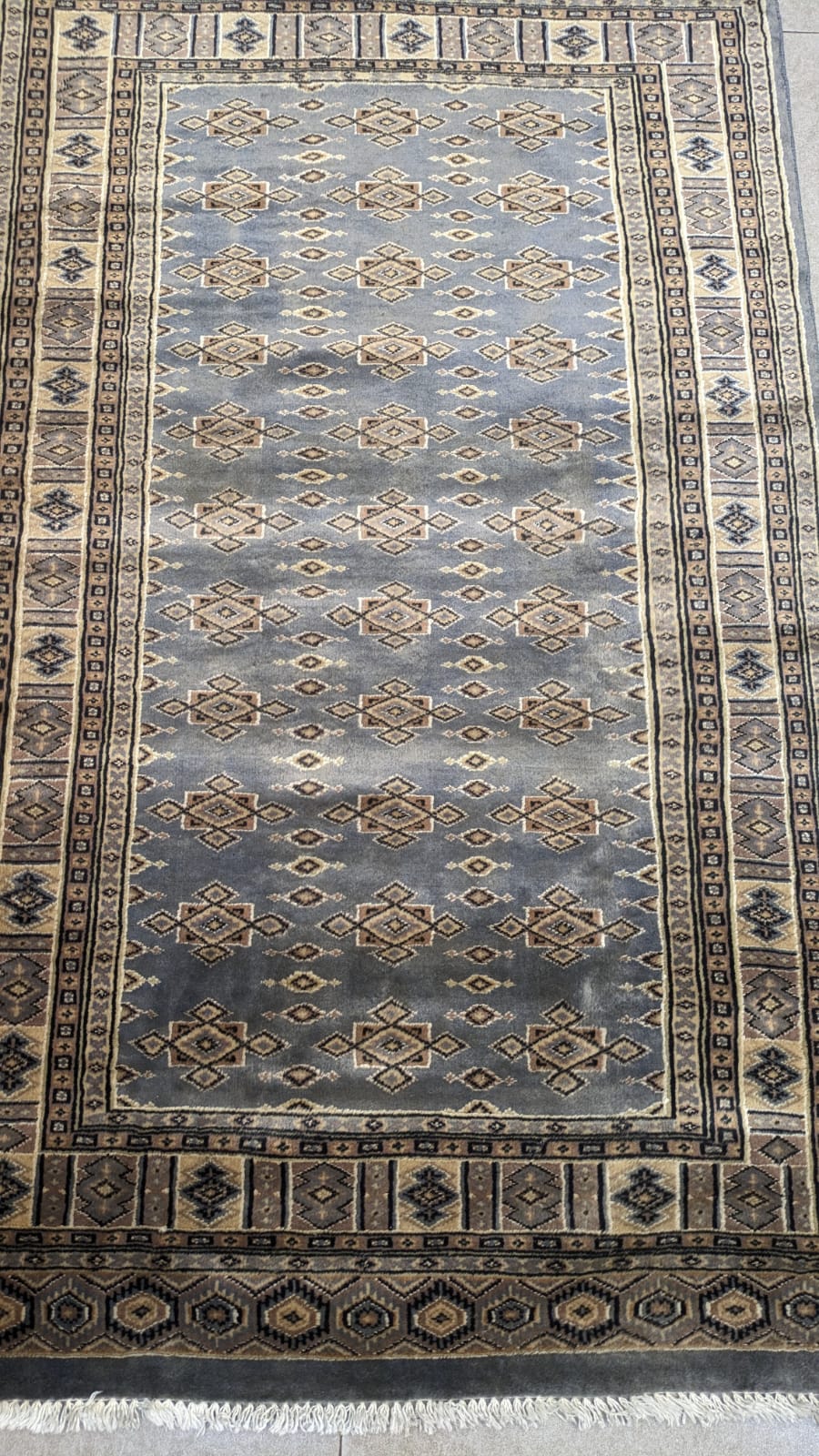 Vintage PAK Jaldar Hand Knotted Carpet