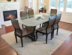 Pure Sheesham Wood 6 Seater Dining Table