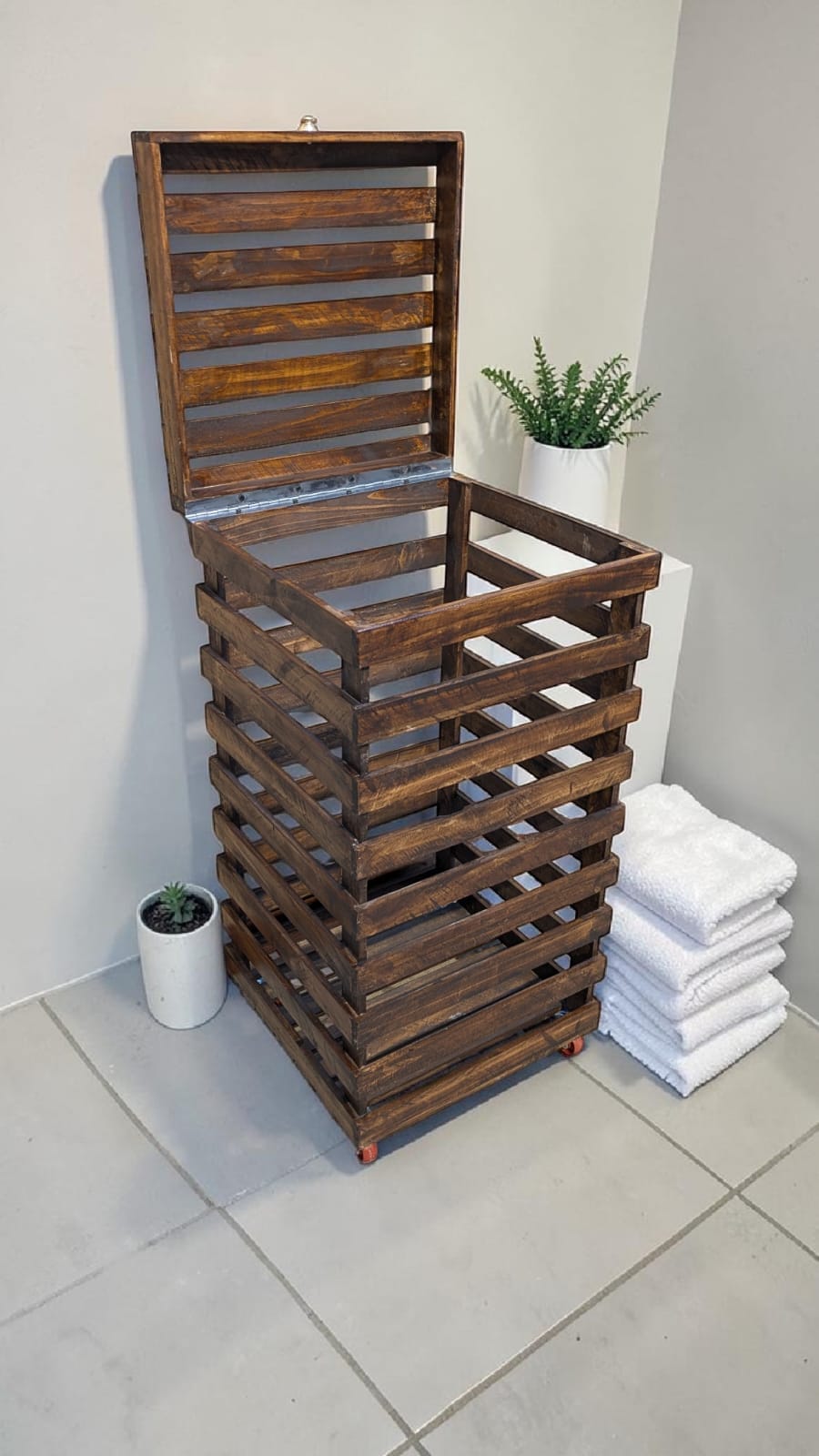 Brand New Wooden Laundry Bin