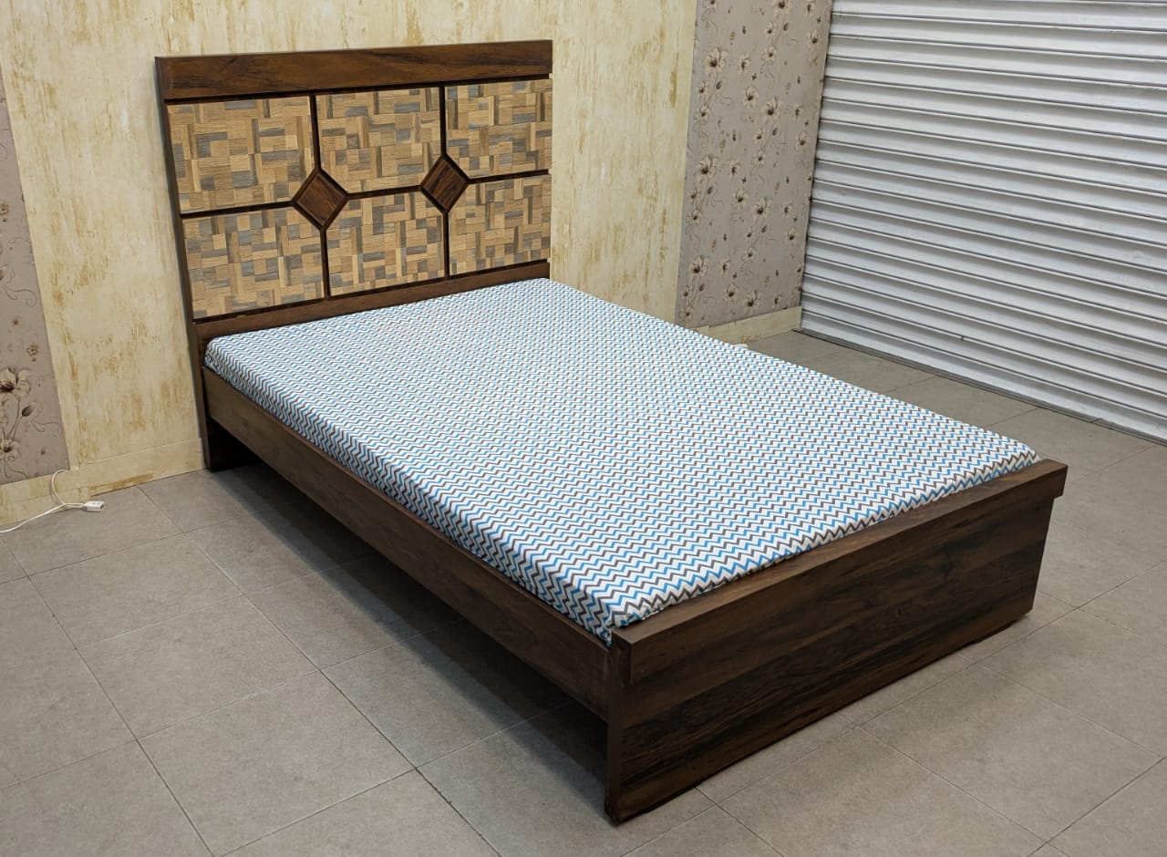Twin Size Bed with Dura Foam Mattress