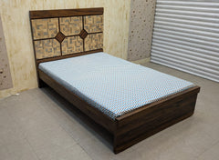 Twin Size Bed with Dura Foam Mattress