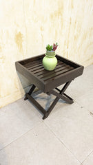 Brand New Pure Wooden Foldable Corner Table
