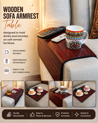 Brand New Wooden Sofa Armrest Table