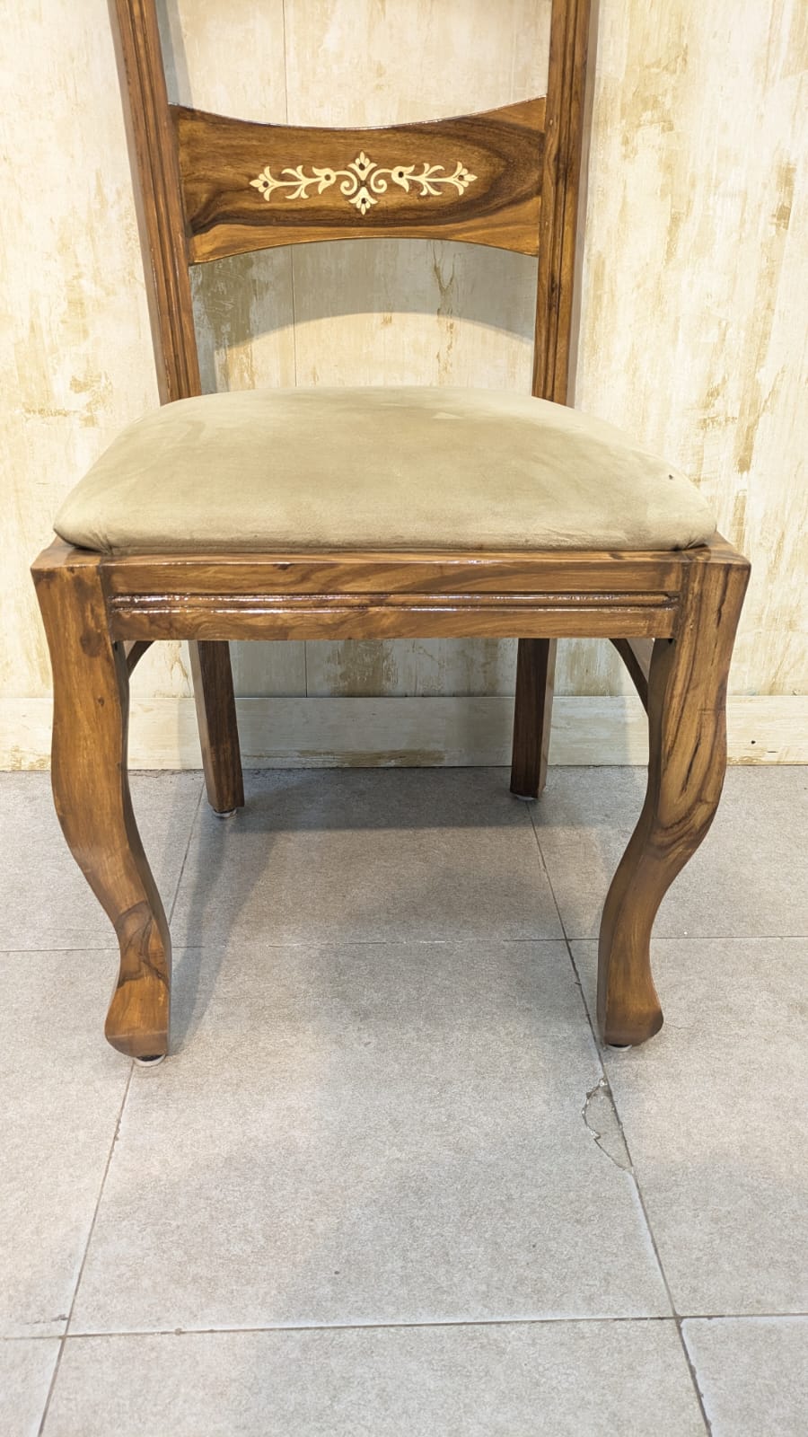 Solid Sheesham Wood 6 Seater Dining Table