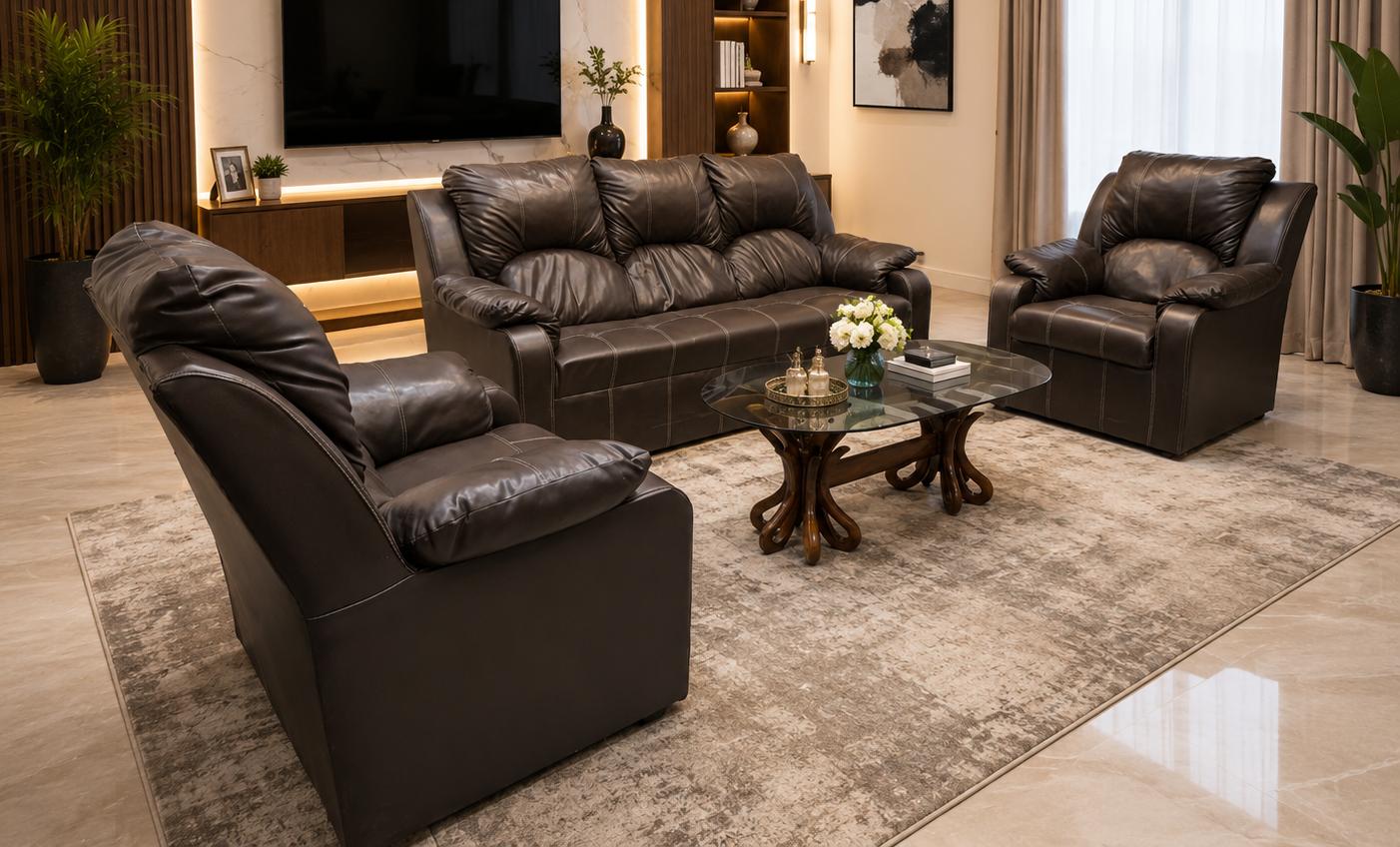 Comfortable 5 Seater Sofa Set