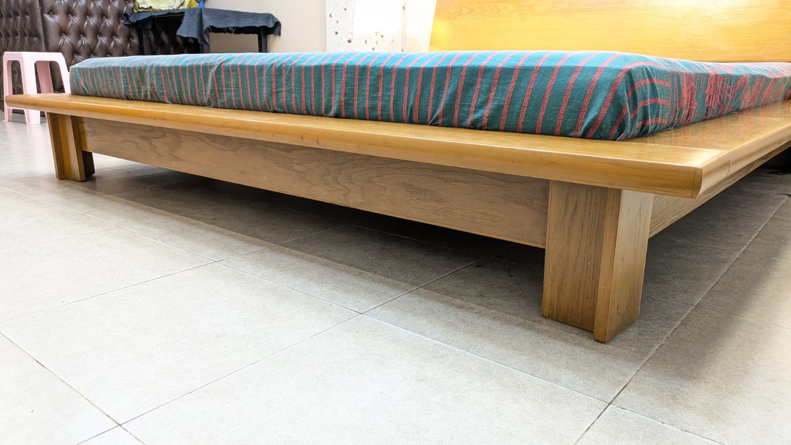 Habitt King Size Bed with Foam Mattress