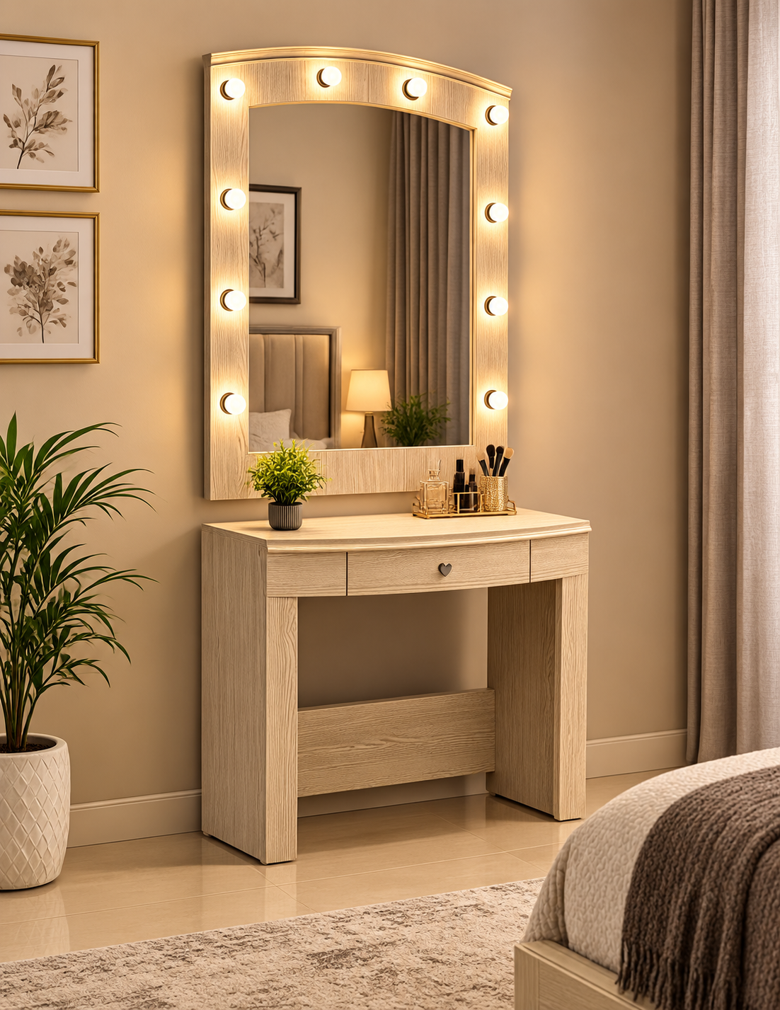 Console with Mirror / Dressing Table
