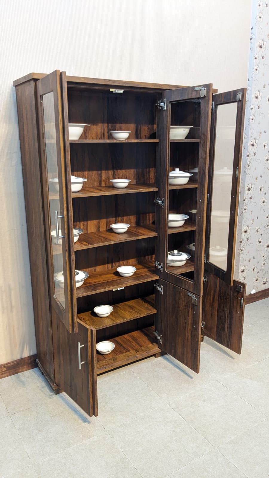New 3 Door Crockery Divider
