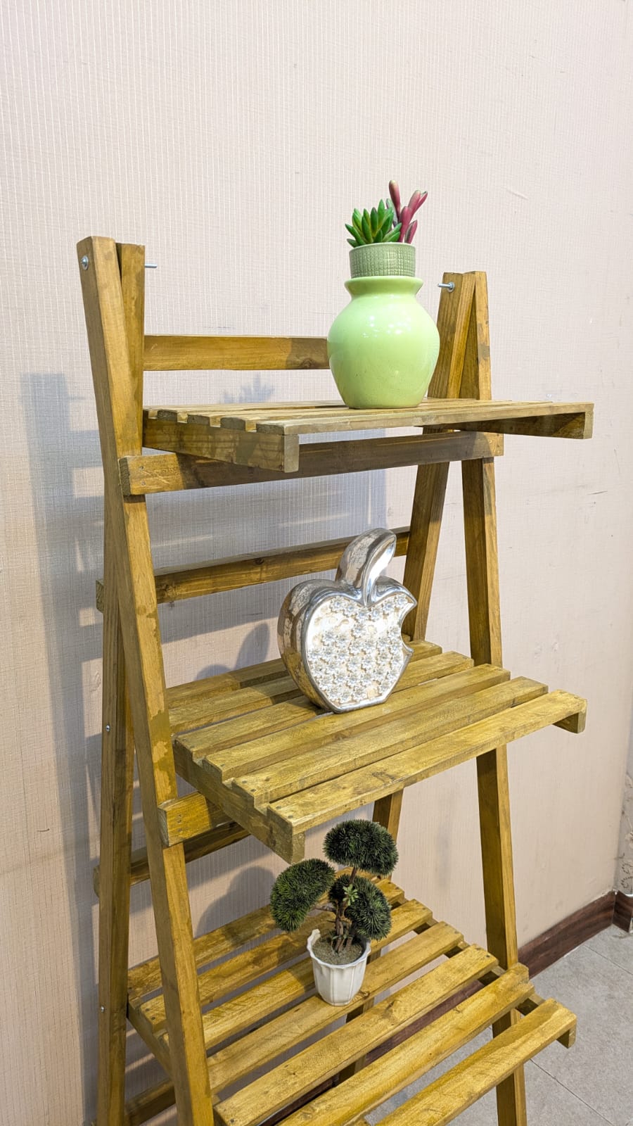 Brand New Foldable Wooden Display Rack