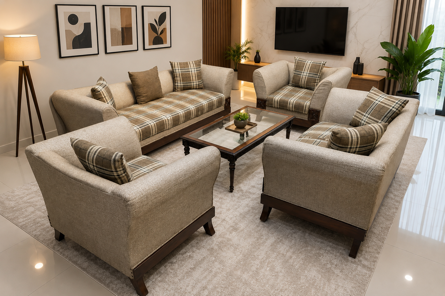 7 Seater Sofa Set