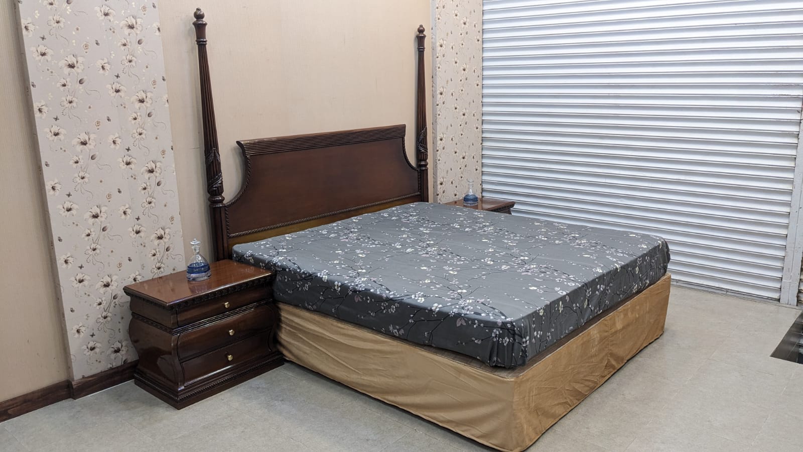 Sheesham Wood King Size Bed Set