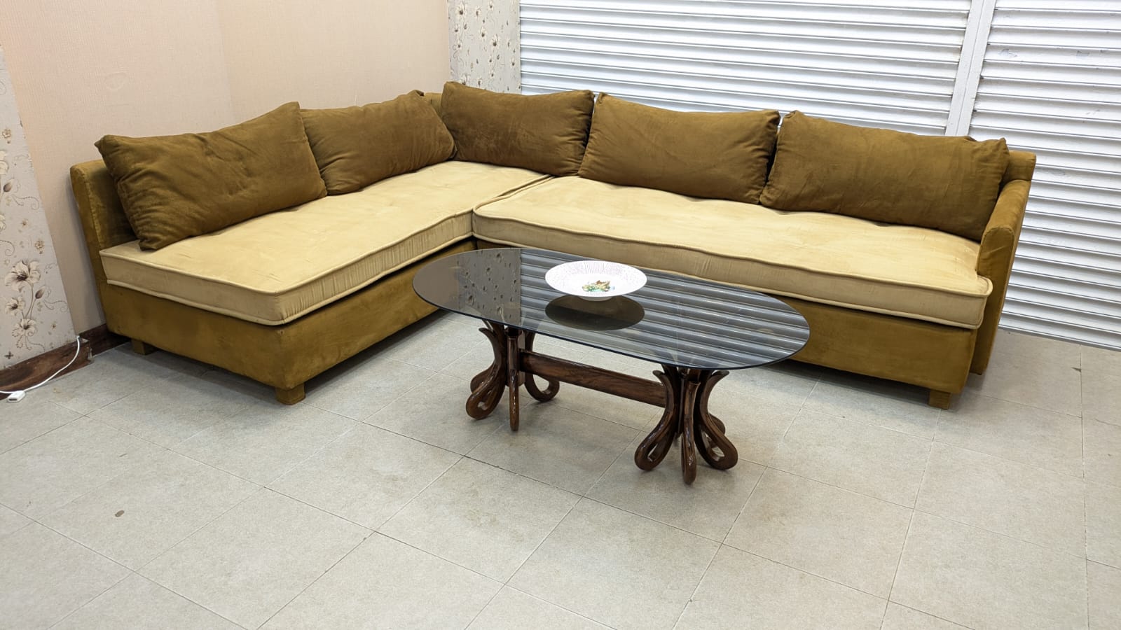 Comfortable 7 Seater L Shape Sofa Set