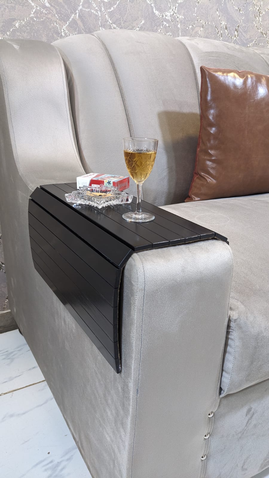 Brand New Wooden Sofa Armrest Table