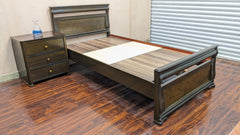 Single Bed With Side Table