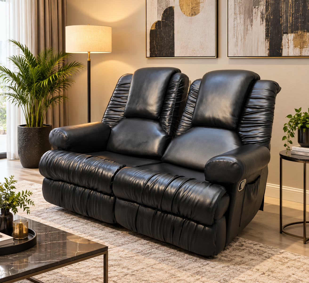 Super Comfortable 2-Seater Recliner Sofa