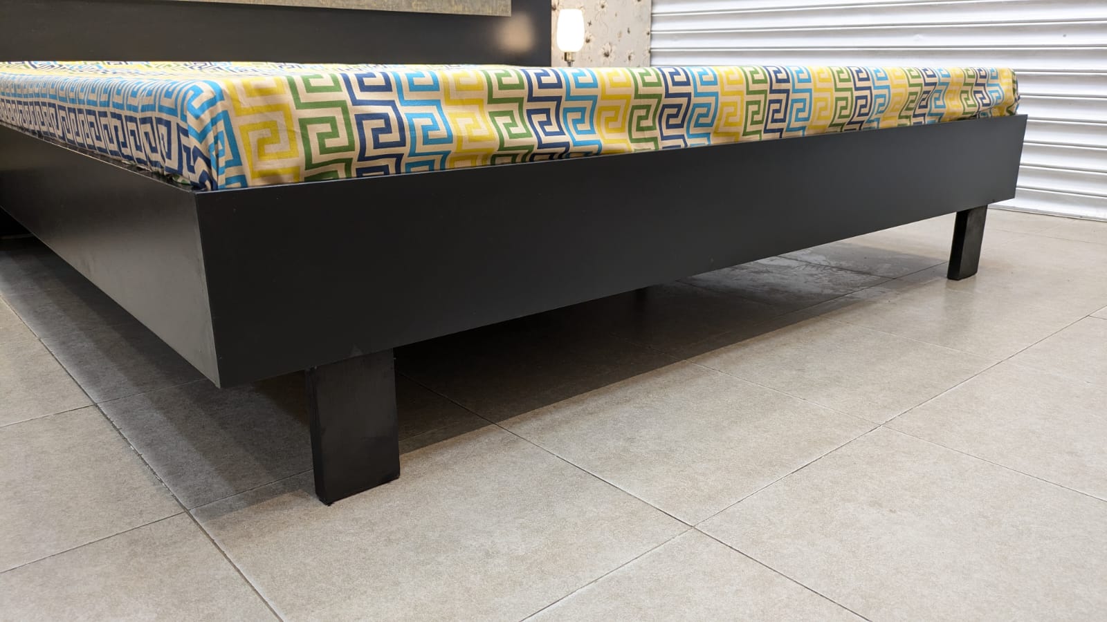 Habitt Novak King Size Bed With 2 Attached Side Tables