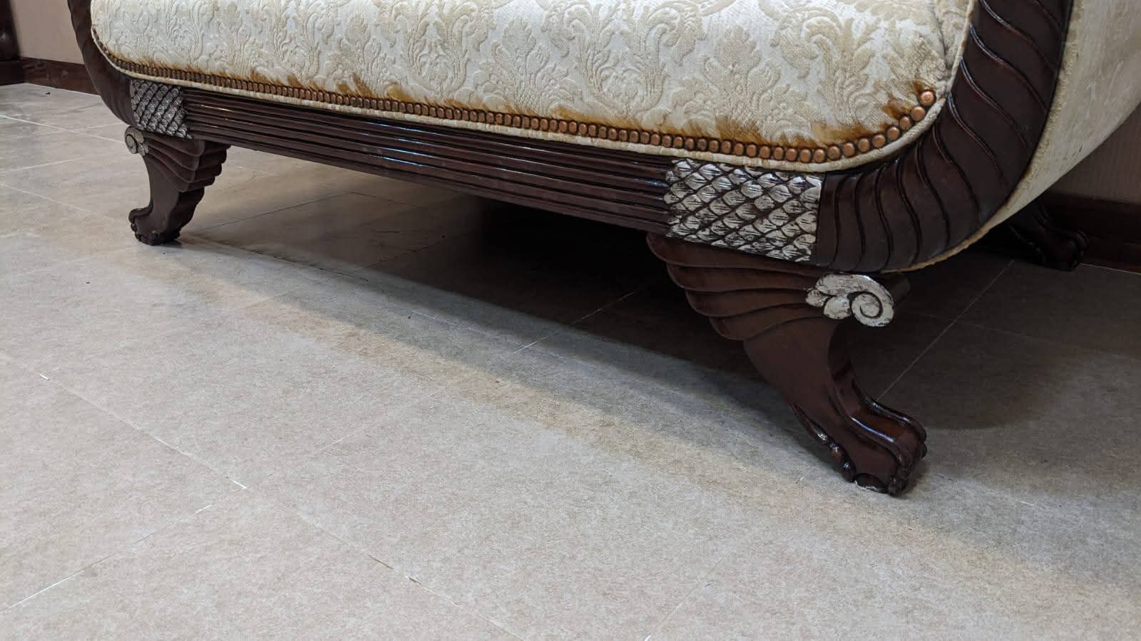 Solid Sheesham Wood 2 Seater Divan