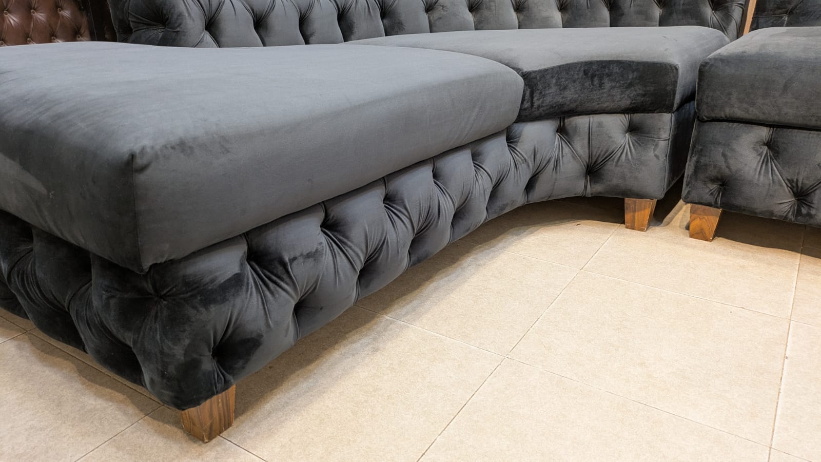 Modern Design 6 Seater L Shape Sofa Set