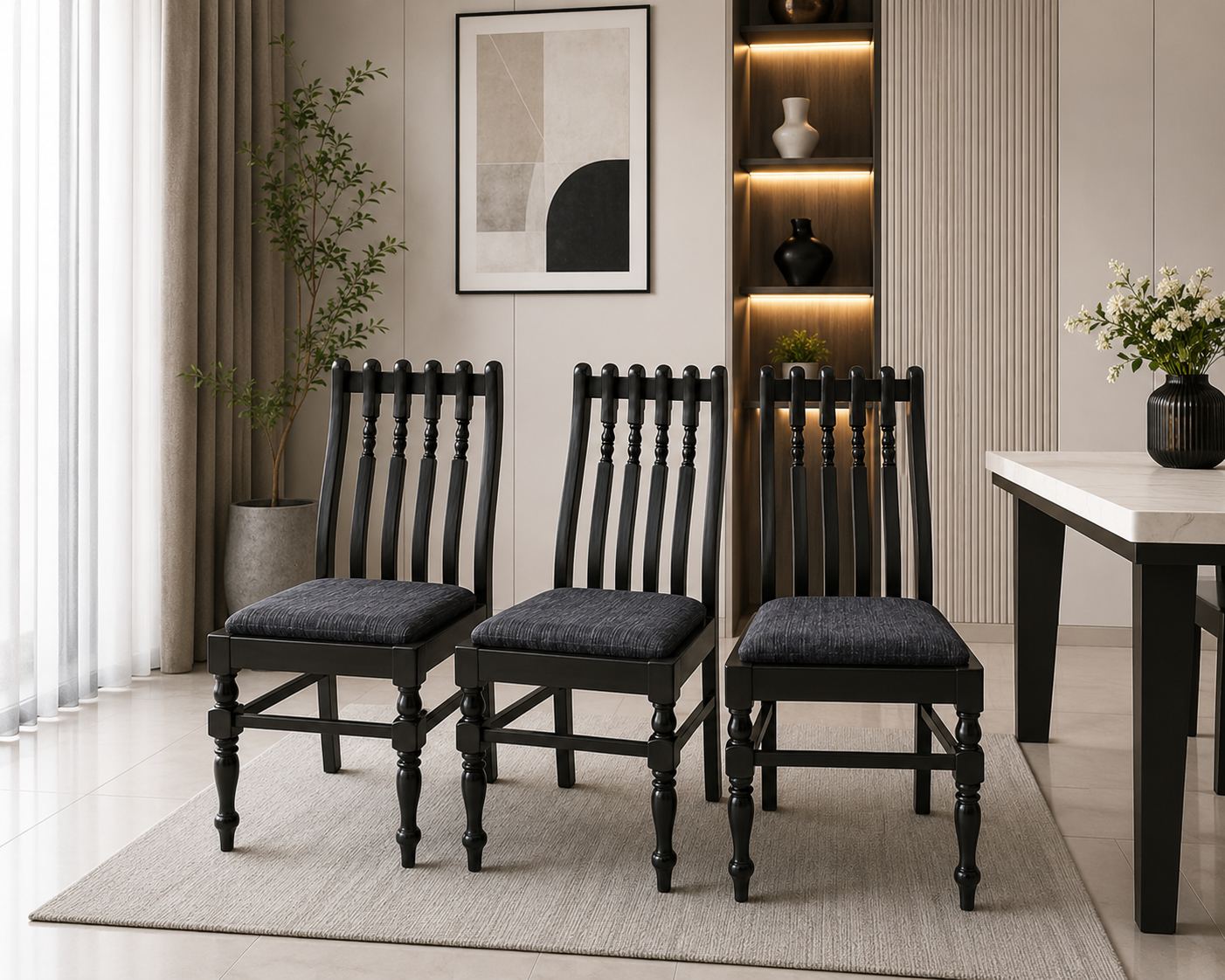 Pure Sheesham Wood dinning Chair