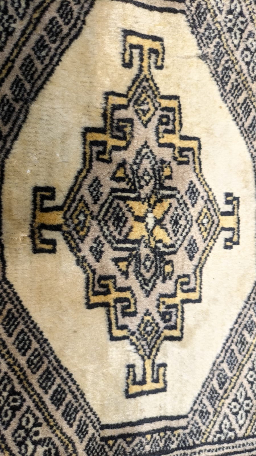 Vintage PAK Jaldar Hand Knotted Carpet