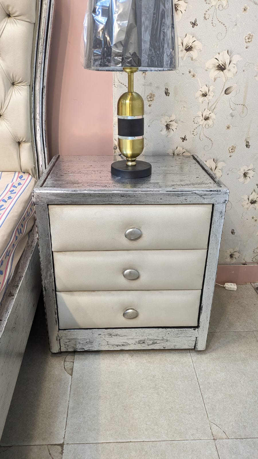 Brand New King Size Bed With 2 Side Table