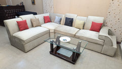 7 Seater L Shape Sofa Set