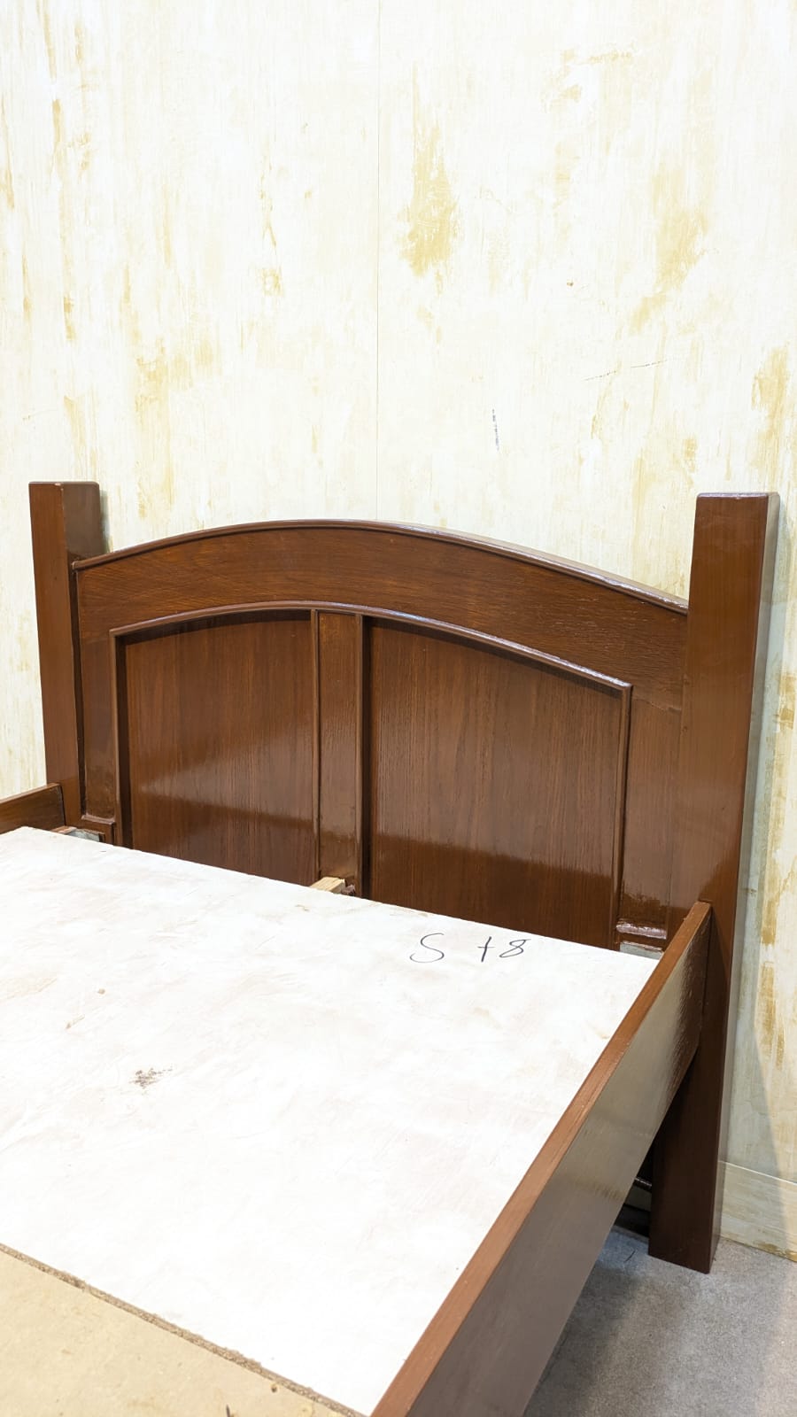 Oak Wood Single Bed