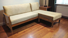Sheesham Wood 4 Seater L Shape Sofa Set
