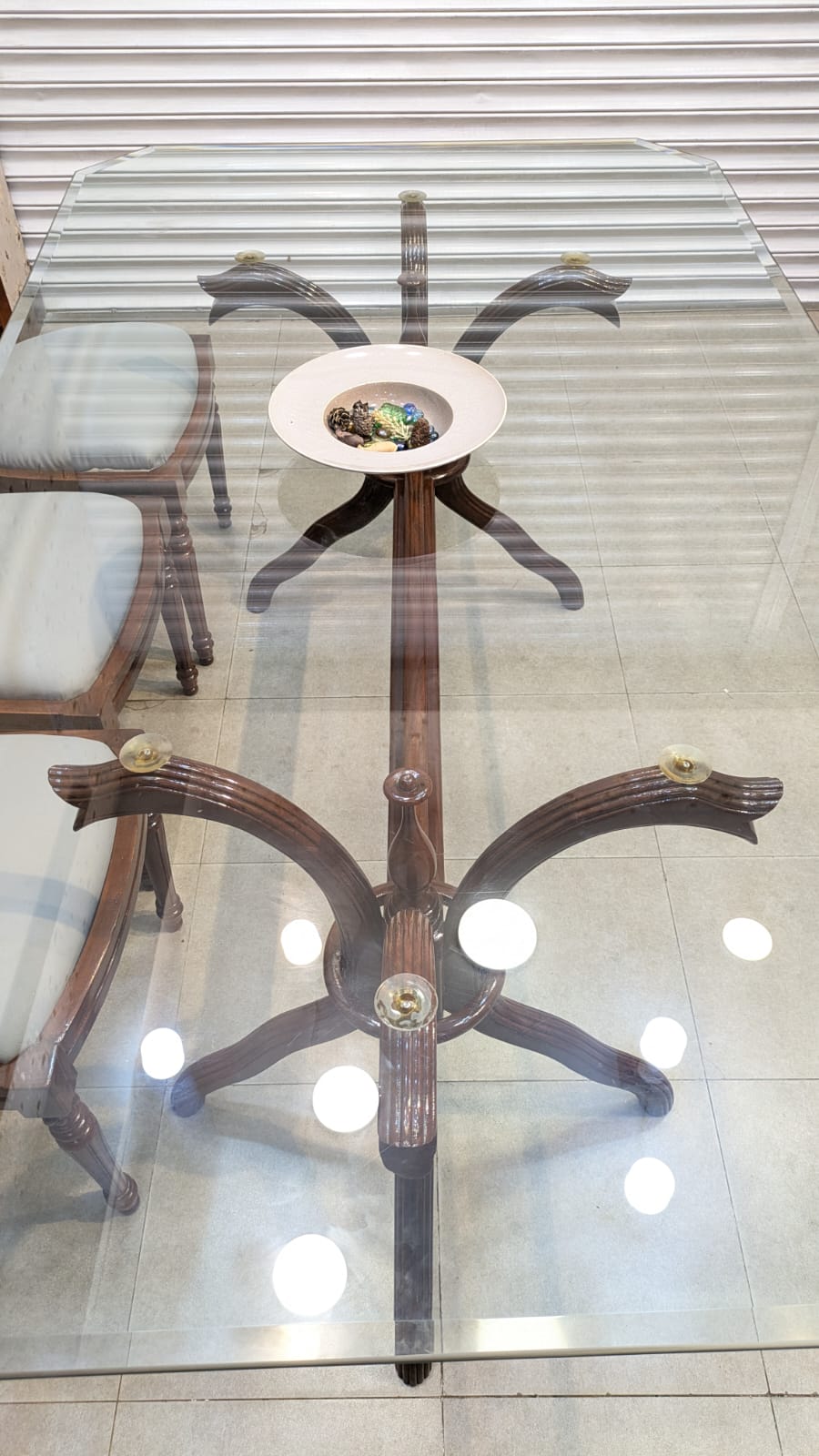 Solid Sheesham Wood 8 Seater Dining Table