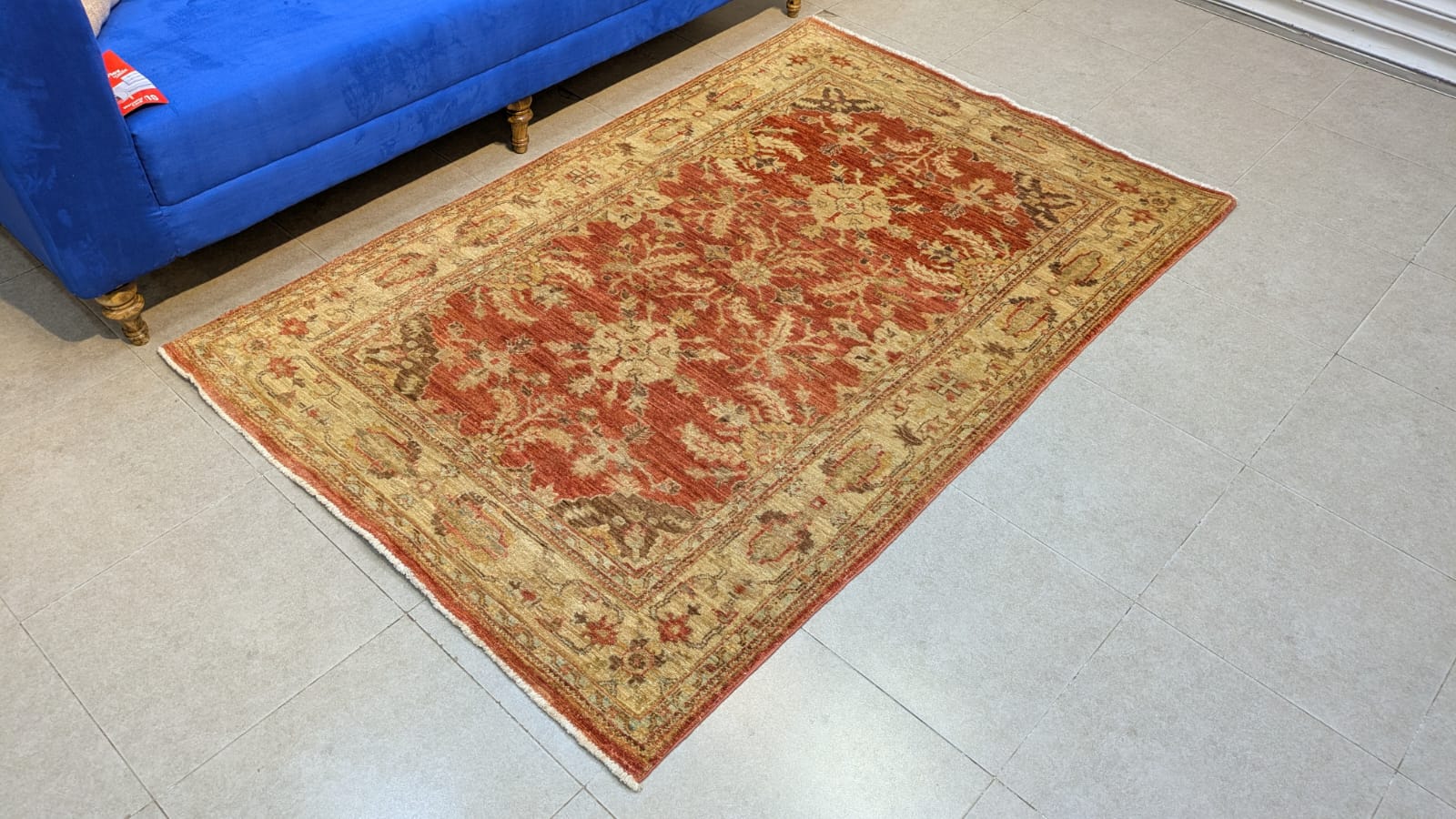 Vintage Afghanistan Chobee Hand Knotted Carpet