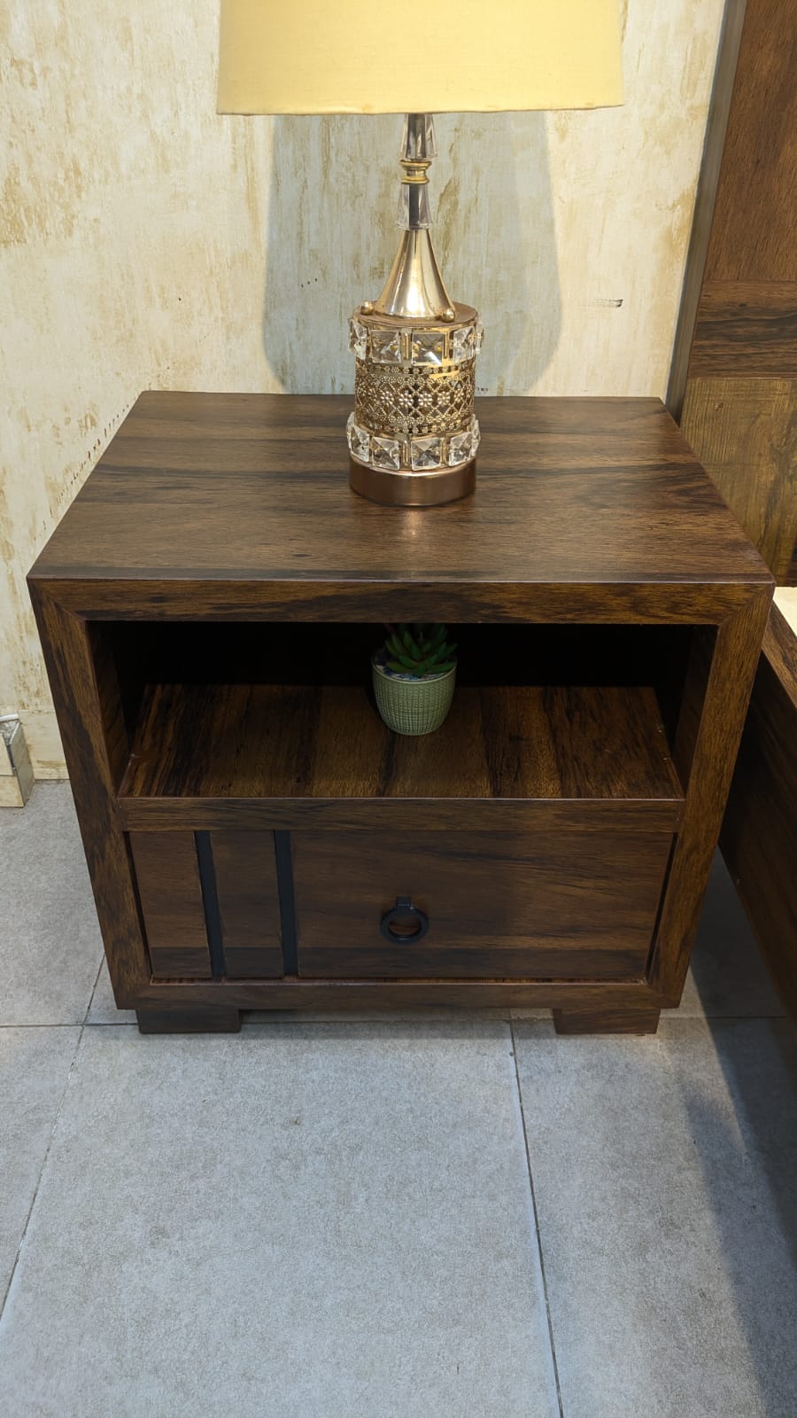 Brand New Single Bed With Side table