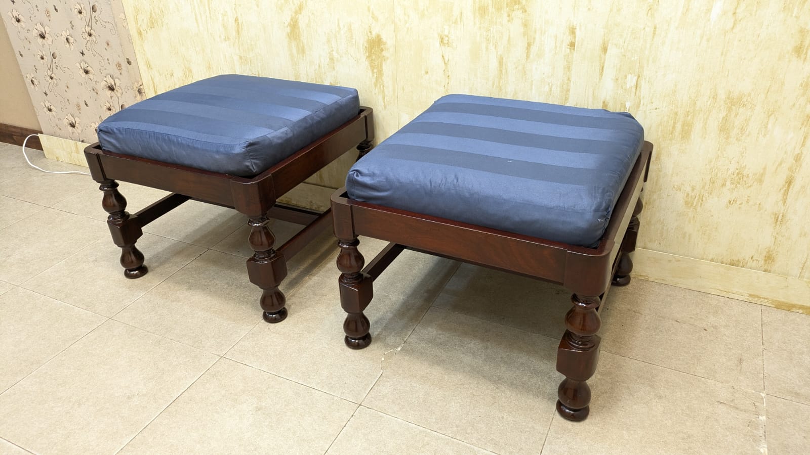 Pair Of Ottomans