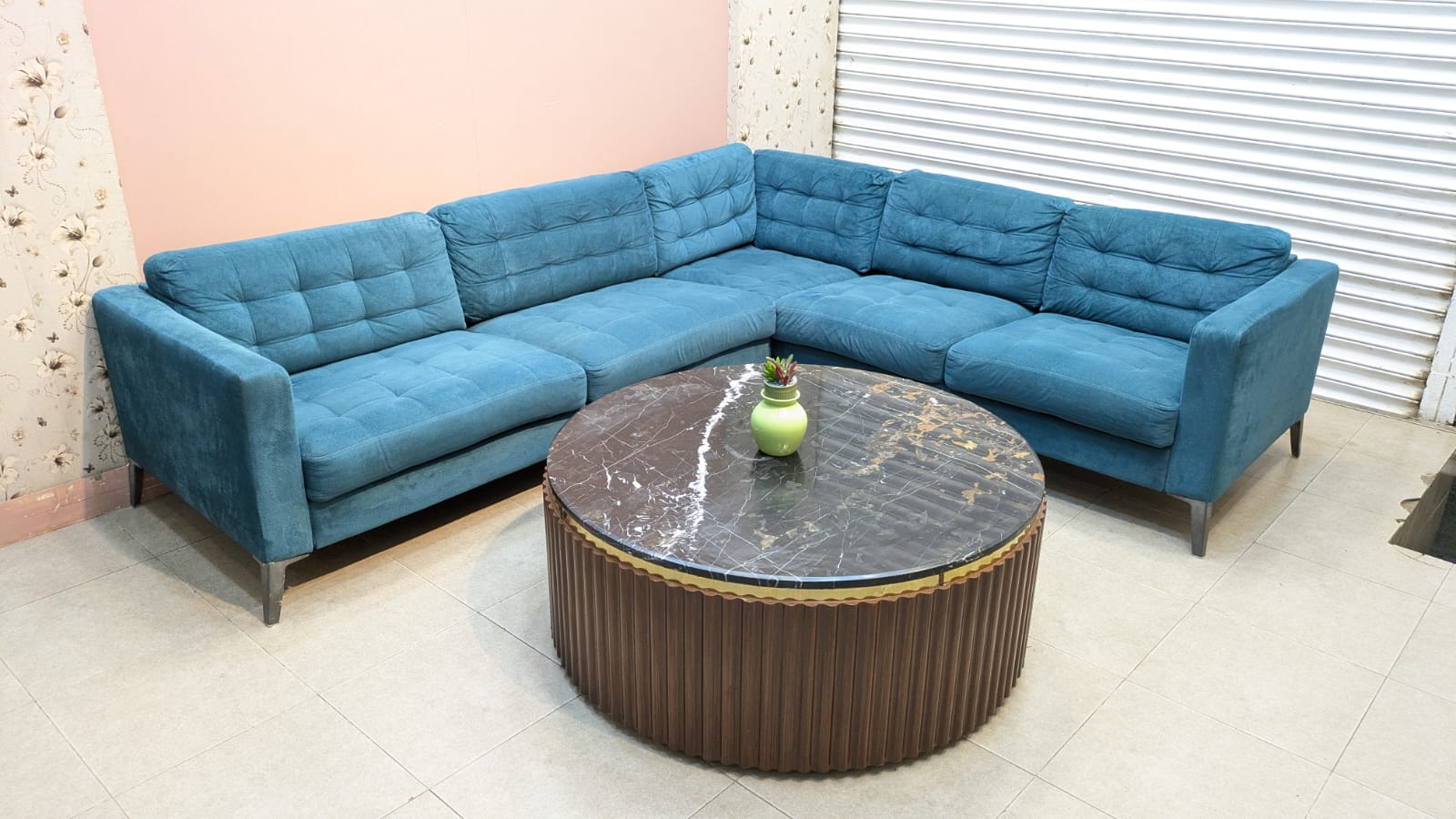 L Shape Ikea 6 seater imported sofa