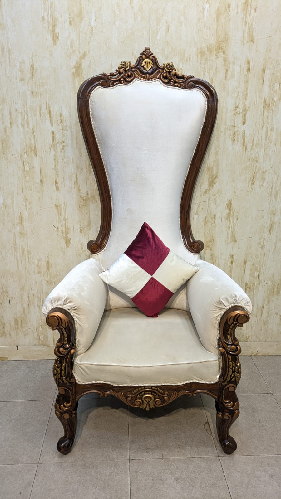 High back chair