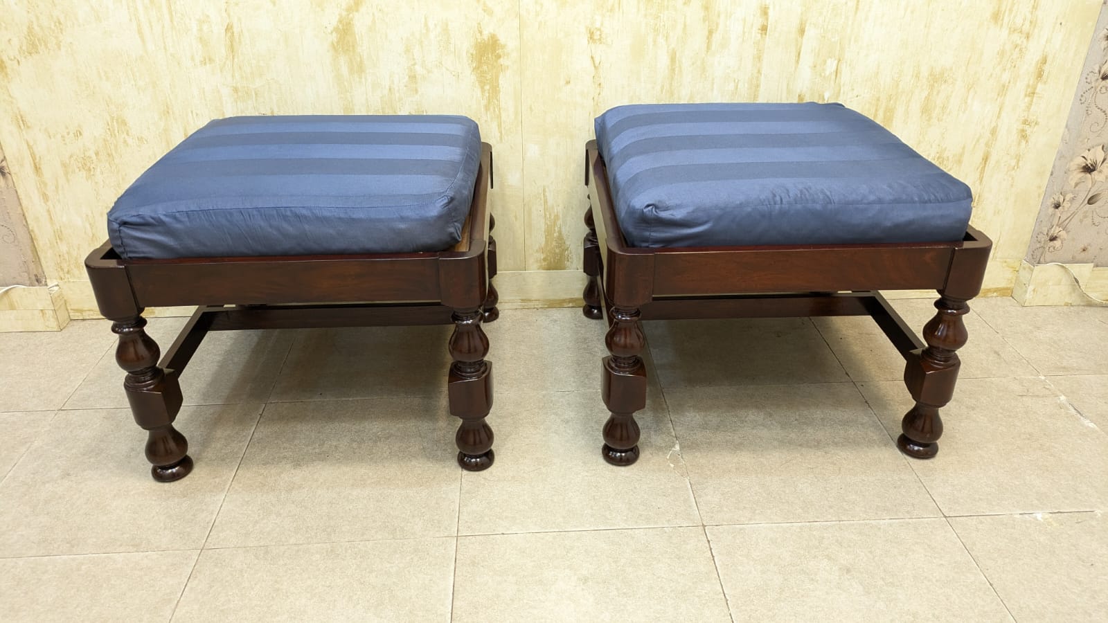 Pair Of Ottomans