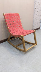 Imported Solid Beech Wood Rocking Chair