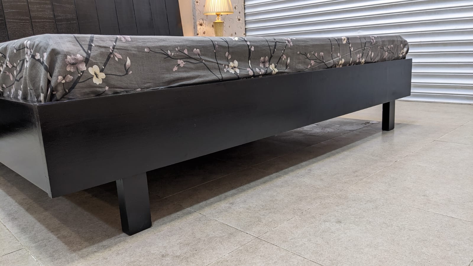 Habitt King Size Bed with 2 Side Tables